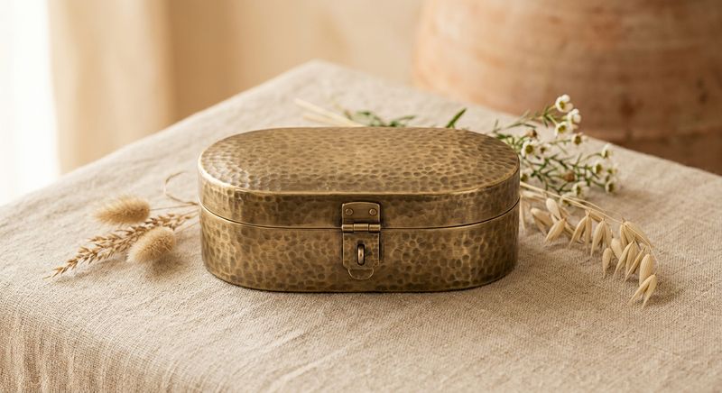 Aethelred Limited Edition – Hammered Brass Presentation Case